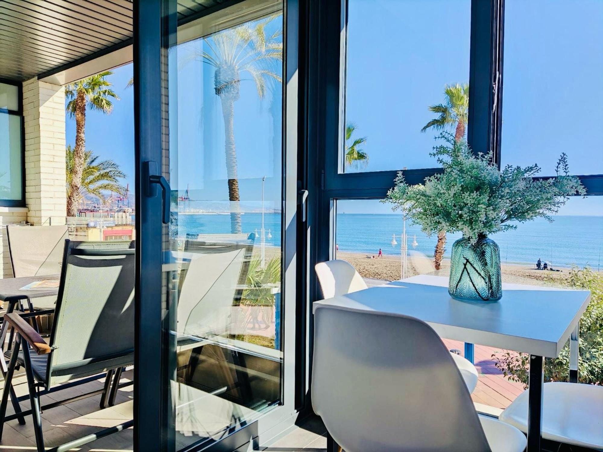 Apartamento Gran vivienda de lujo frente al mar Málaga Exterior foto